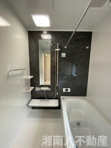 小田原市堀之内2期  新築戸建全7棟　1号棟の浴室|落ち着いた空間のお風呂です