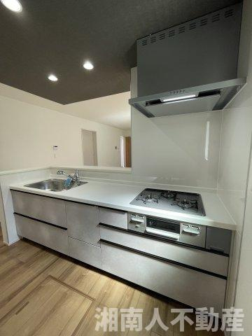 小田原市堀之内2期  新築戸建全7棟　1号棟のキッチン|きれいなキッチンです