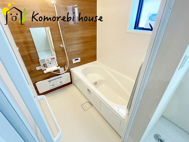 上尾市小敷谷第2　新築一戸建て　リーブルガーデン　11の浴室|コンパクトで使いやすいお風呂です