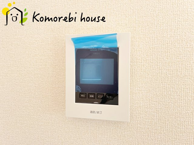 上尾市小敷谷第2　新築一戸建て　リーブルガーデン　11の防犯設備|モニター付きインターホンです