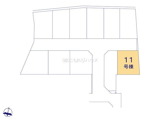 上尾市小敷谷第2　新築一戸建て　リーブルガーデン　11の区画図|11号棟