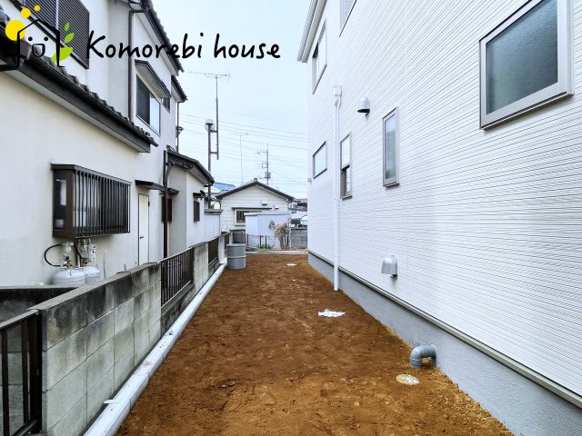 上尾市小敷谷　第2　新築一戸建て　リーブルガーデン　07の庭|お庭の付いた物件です