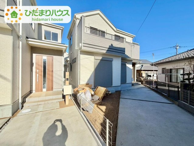 野田市清水619番1　新築戸建　E号棟の外観|たっぷりの陽光と心地よい風が舞い込む住まいです(^▽^)/			
