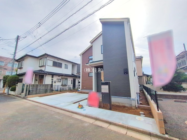 【新築分譲住宅】ふじみ野市亀久保2期の前面道路含む現地写真
