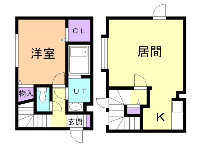 リバースマウンテン弐番館の間取り