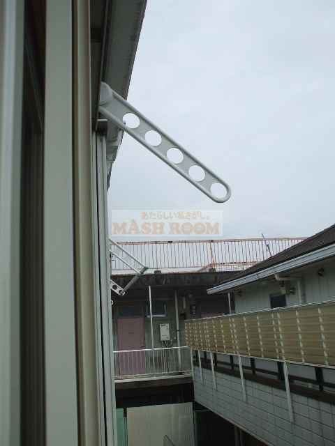 ユーハイツのバルコニー