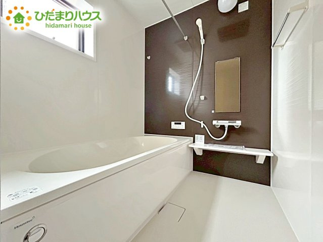【浴室】 | ひたちなか市稲田10期　新築戸建　3号棟 | 大人が足を伸ばしても十分な広さ！一人でゆっくりくつろぐ時間も大切です！