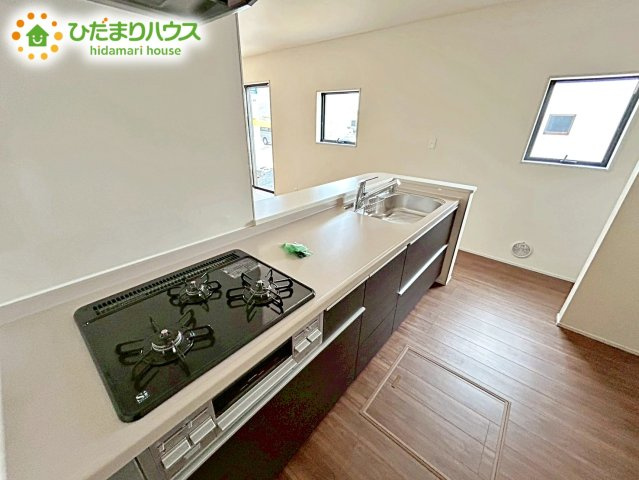 【キッチン】 | ひたちなか市稲田10期　新築戸建　3号棟 | お料理しながら、TVだって見れちゃいます！