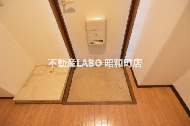 ハイツペガサス西田辺の玄関