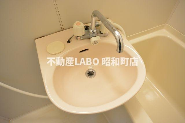 ハイツペガサス西田辺の洗面所