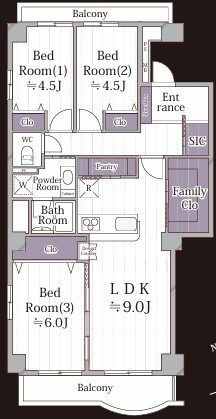 【間取り】の画像