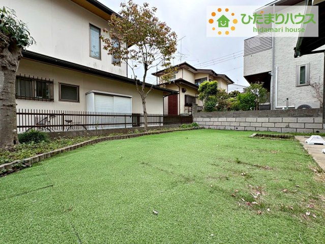ひたちなか市大字馬渡　中古戸建の庭|お庭付物件になります！お庭遊びや、プールなどお子様も大喜び(^^)
