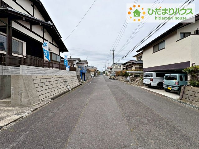 ひたちなか市大字馬渡　中古戸建の前面道路含む現地写真|車の出入りもラクラクできちゃいます(^^♪