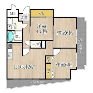【間取り】 | フレアコート京橋