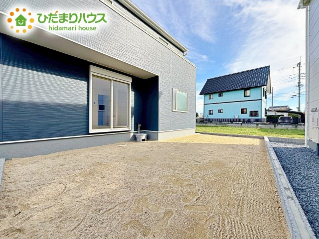 【庭】 | ひたちなか市稲田10期　新築戸建　6号棟 | お庭付物件になります！お庭遊びや、プールなどお子様も大喜び(^^)