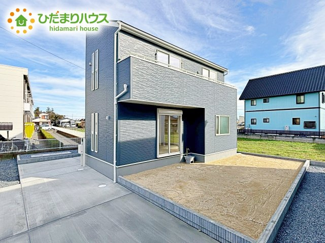 【外観】 | ひたちなか市稲田10期　新築戸建　6号棟 | 日当たり良好です！！お洗濯物もすぐ乾いちゃいますね(*^-^*)