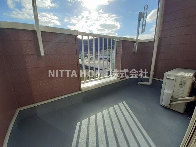 サザンリーフＢのバルコニー|南向きのバルコニーがダイニングキッチンについています★