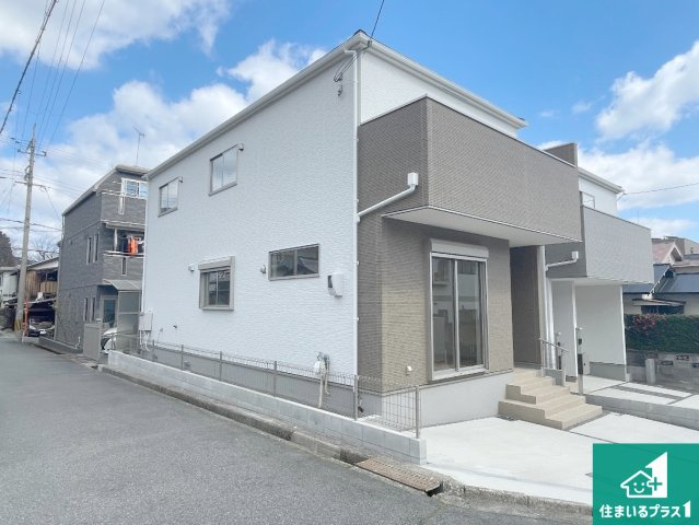 大津市滋賀里　第2期　新築一戸建ての外観|安心の10年保証！外観を美しく保ち、雨水で汚れを落とします！気になることがありましたら、お気軽にお問い合わせください！