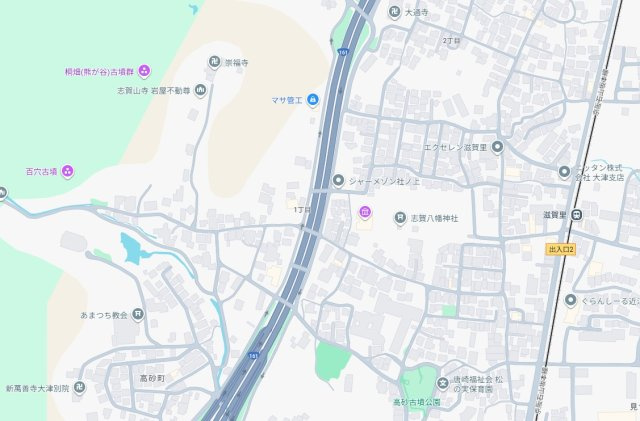 大津市滋賀里　第2期　新築一戸建ての地図