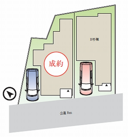  | 杉並区井草３丁目　新築戸建て　B号棟 | B号棟：南西道路で陽当たりも良好、あたたかな立地です。