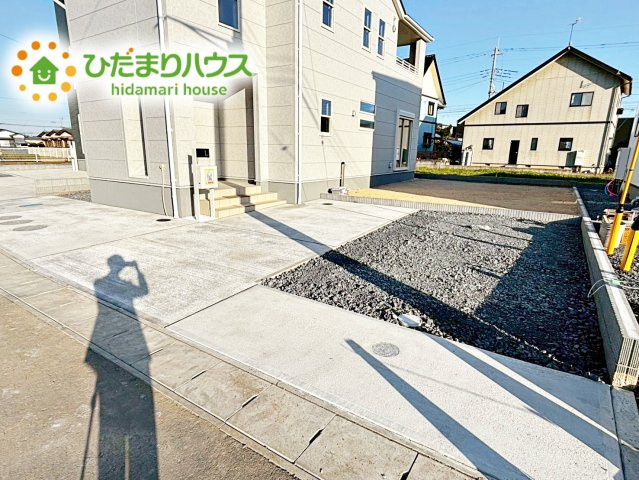 【駐車場】 | ひたちなか市稲田10期　新築戸建　7号棟 | マイホームなら駐車場代がかかりません。しかも、自宅の駐車場で洗車が出来ます！今までコイン洗車に行っていた手間も省けて、節約にも繋がります(^^♪