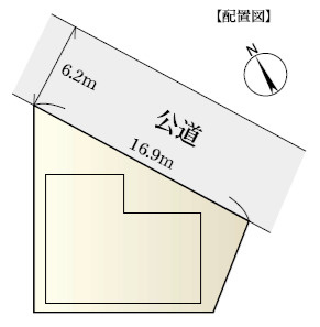 小田原市南町　売倉庫・事務所の区画図