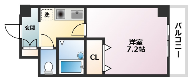 【間取り】 | アルシュ住吉
