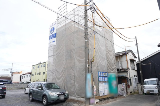 越谷市大字袋山 新築分譲住宅の外観