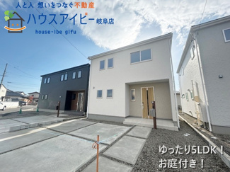 【外観】 | 岐阜市島田新築建売全3棟！ご家族様にオススメの5LDK！最寄りのバス停徒歩5分！お車並列3台可能！ | 岐阜市島田新築建売全3棟！ご家族様にオススメの5LDK！最寄りのバス停徒歩5分！お車並列3台可能！