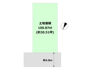 周辺には田畑など緑が豊かで閑静な住宅地に立地しております。
