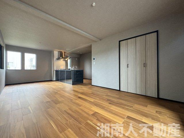 鎌倉市岩瀬１４５３新築戸建ての居間・リビング|使いやすいリビングです