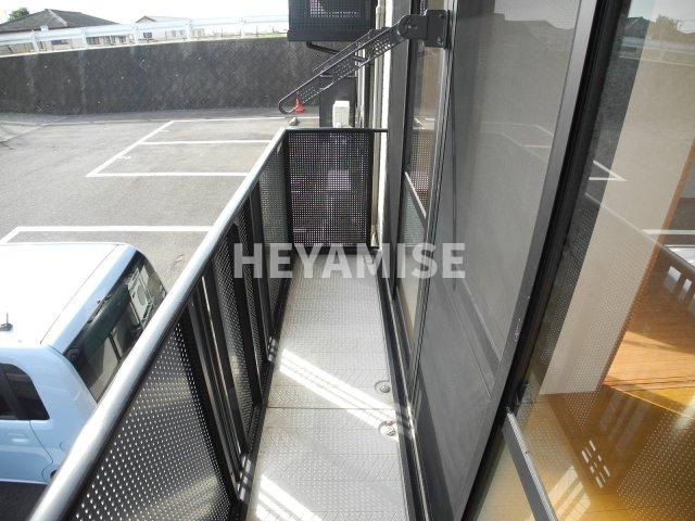 サンライズヒル福田E棟のバルコニー|※室内画像は別号室のもの