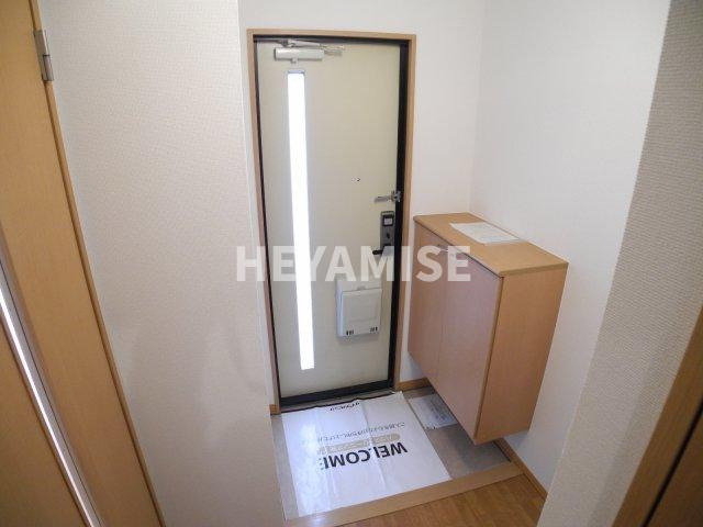 サンライズヒル福田E棟の玄関|※室内画像は別号室のもの