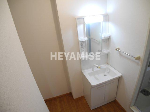 サンライズヒル福田E棟の洗面所|※室内画像は別号室のもの