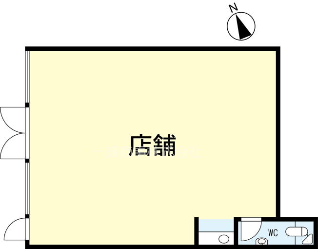 【間取り】 | 笠間2682-1店舗