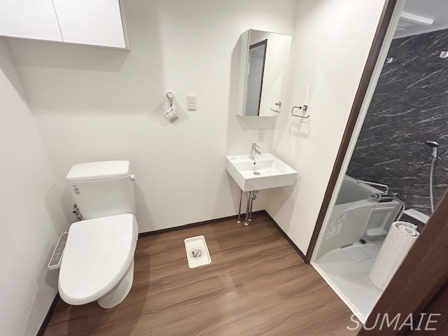 ラシクラス小岩駅前の洗面所|脱衣所です！