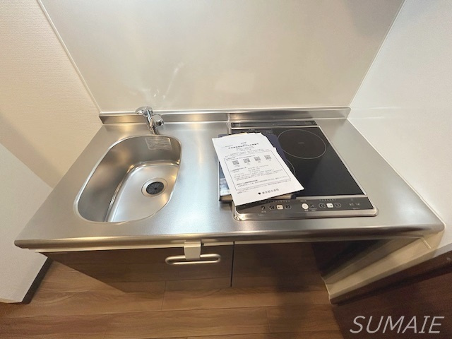 ラシクラス小岩駅前のキッチン|2口ＩＨキッチンです！