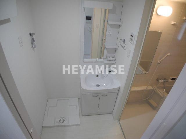 フロンティアききつⅡの洗面所|※室内画像は別号室のもの