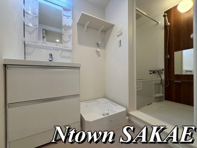 【洗面所】 | プルミエール角割町 | 使いやすい洗面所です