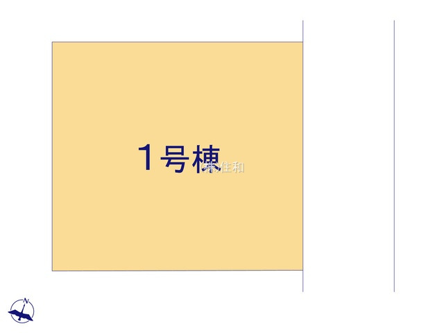 【新築分譲住宅】川越市扇河岸の区画図