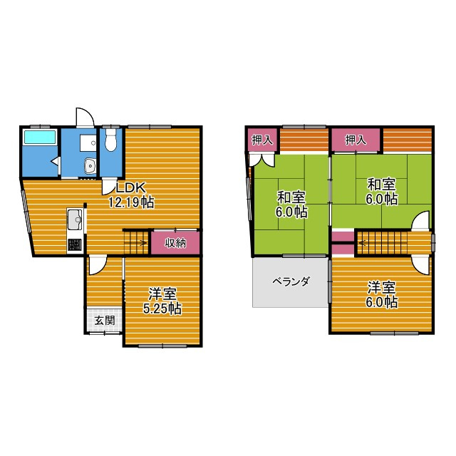 RH錦町の間取り