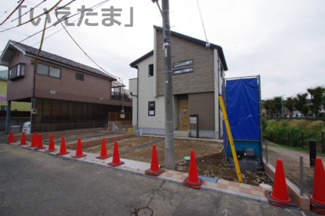 【外観】 | 【仲介手数料無料！！】八王子市上柚木　新築戸建て（全2棟）1号棟　5280万円 | 令和7年10月12日　建築中