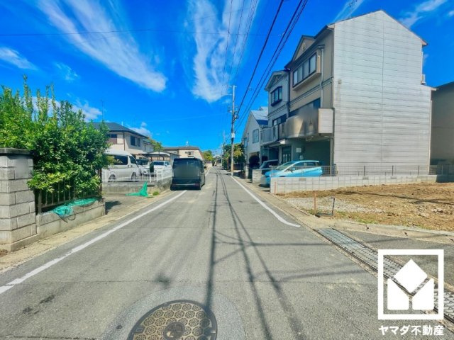 伏見区醍醐柏森町　1期　1号地の前面道路含む現地写真|10月6日　現地写真更新