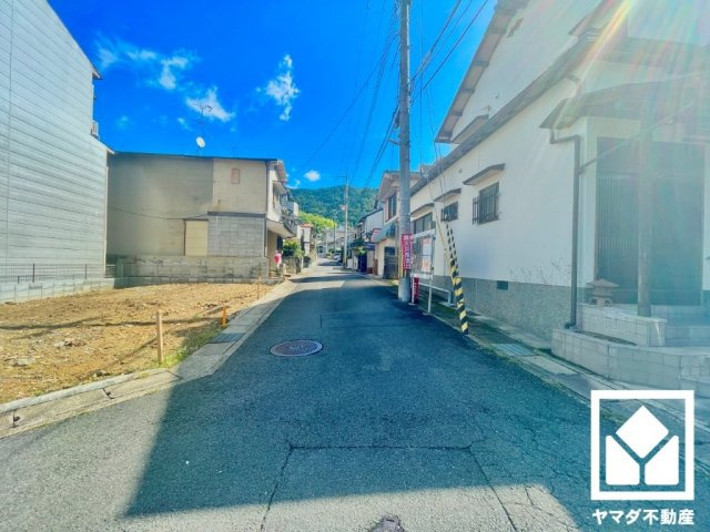 伏見区醍醐柏森町　1期　1号地の前面道路含む現地写真|10月6日　現地写真更新