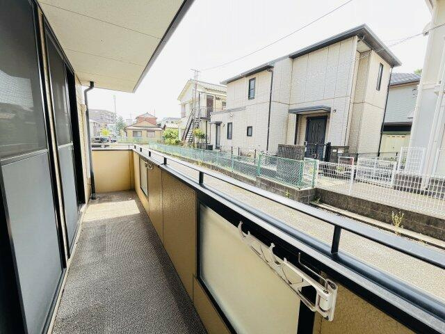 川崎市多摩区宿河原２丁目の賃貸マンションのバルコニー