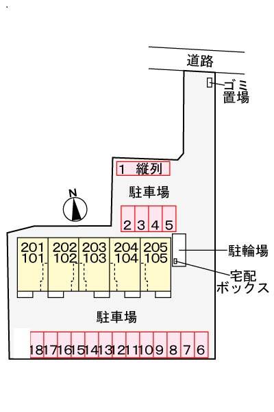 グレイスの区画図