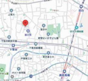 グラナーデ目白御留山の地図