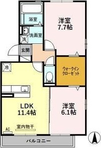 グレイス SEの間取り