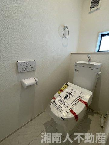 小田原市堀之内2期  新築戸建全7棟のトイレ|落ち着いた色調のトイレです