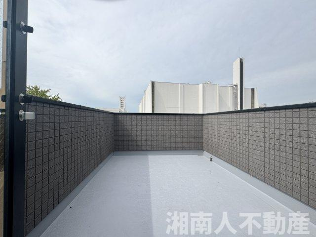 鎌倉市岩瀬１４５３新築戸建てのバルコニー|広々としたバルコニーです